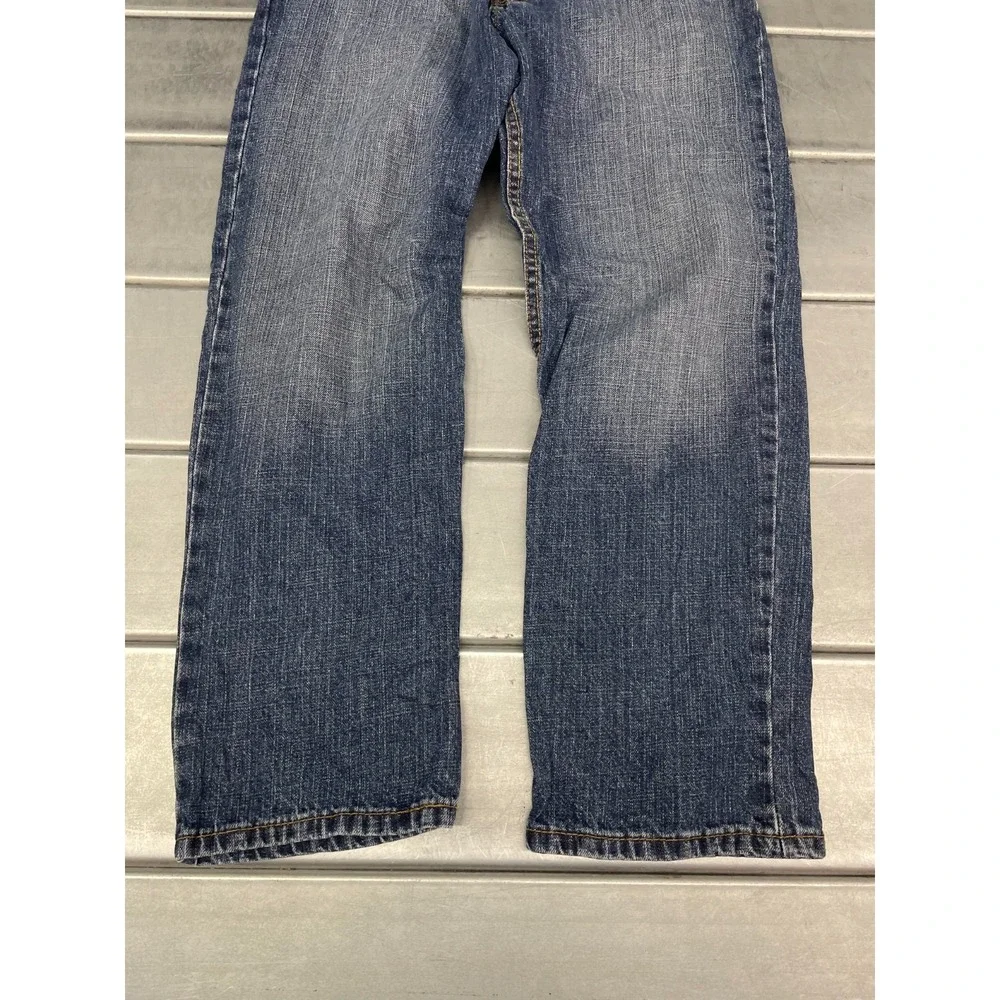 Signature Levis  Jeans Mens 33X29 Blue Medium Wash Denim Relaxed Leg 100% Cotton